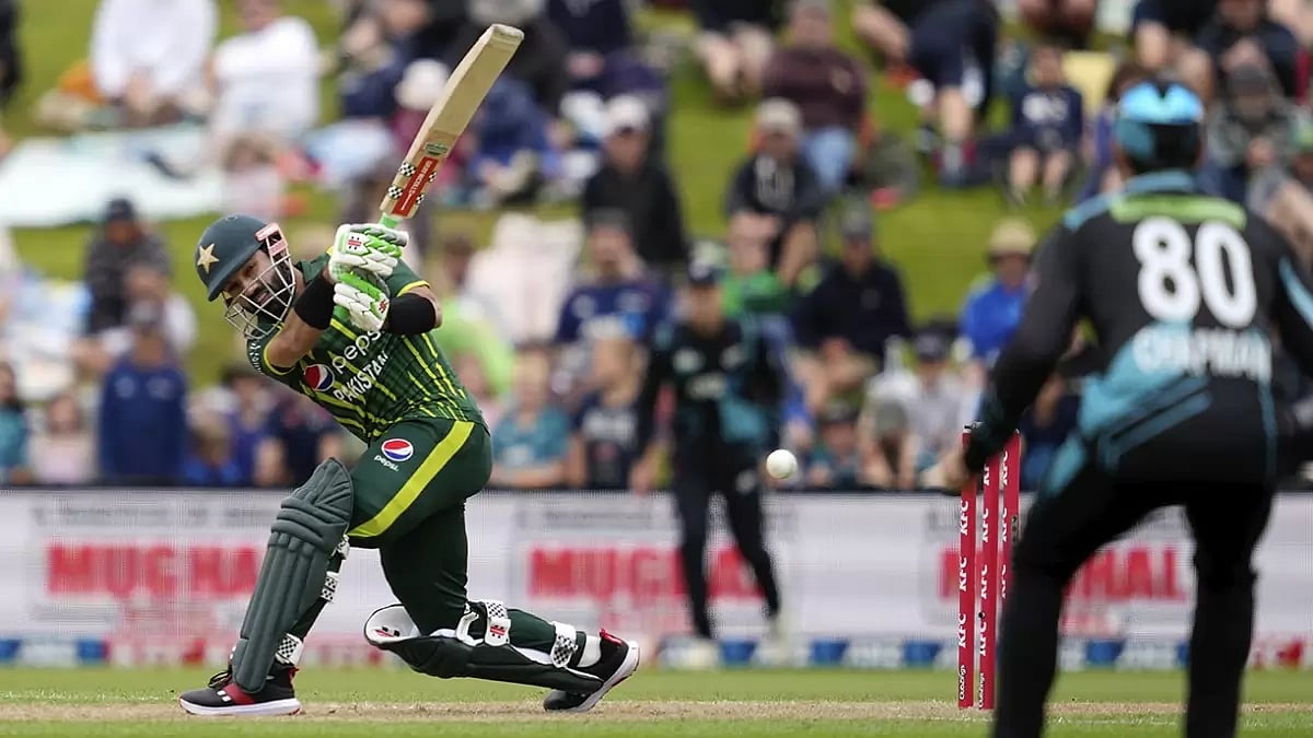 Photo: Michael Thomas/Photosport via AP : New Zealand Vs Pakistan: 3rd T20I 
