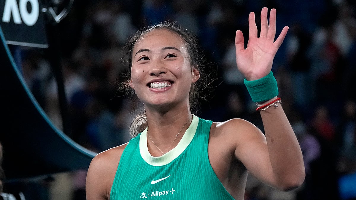 | Photo: AP/Alessandra Tarantino : Australian Open 2024 Semi-Final: Qinwen Zheng vs Dayana Yastremska 