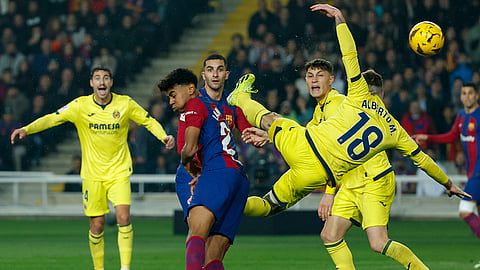 La Liga Soccer Match : Barcelona vs Villarreal