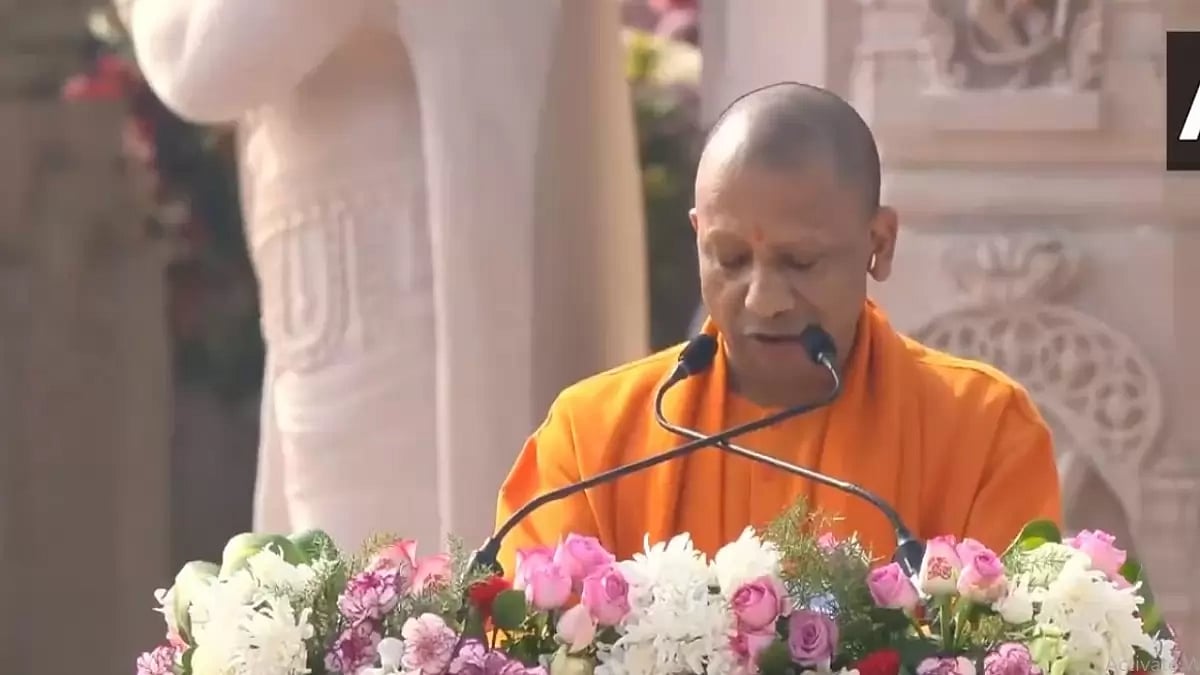 X/@ANI : Uttar Pradesh CM Yogi Adityanath. 