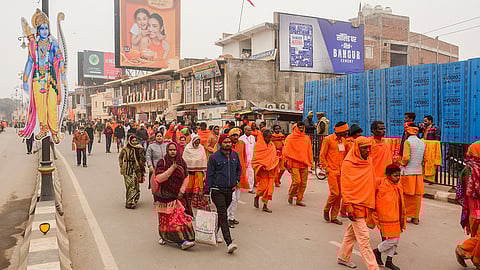 Devotees in Ayodhya