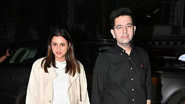 Parineeti Chopra And Raghav Chadha Spotted After Enjoying A Dinner Date In Mumbai