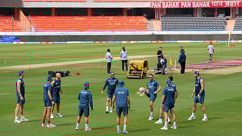 India England Cricket practice session