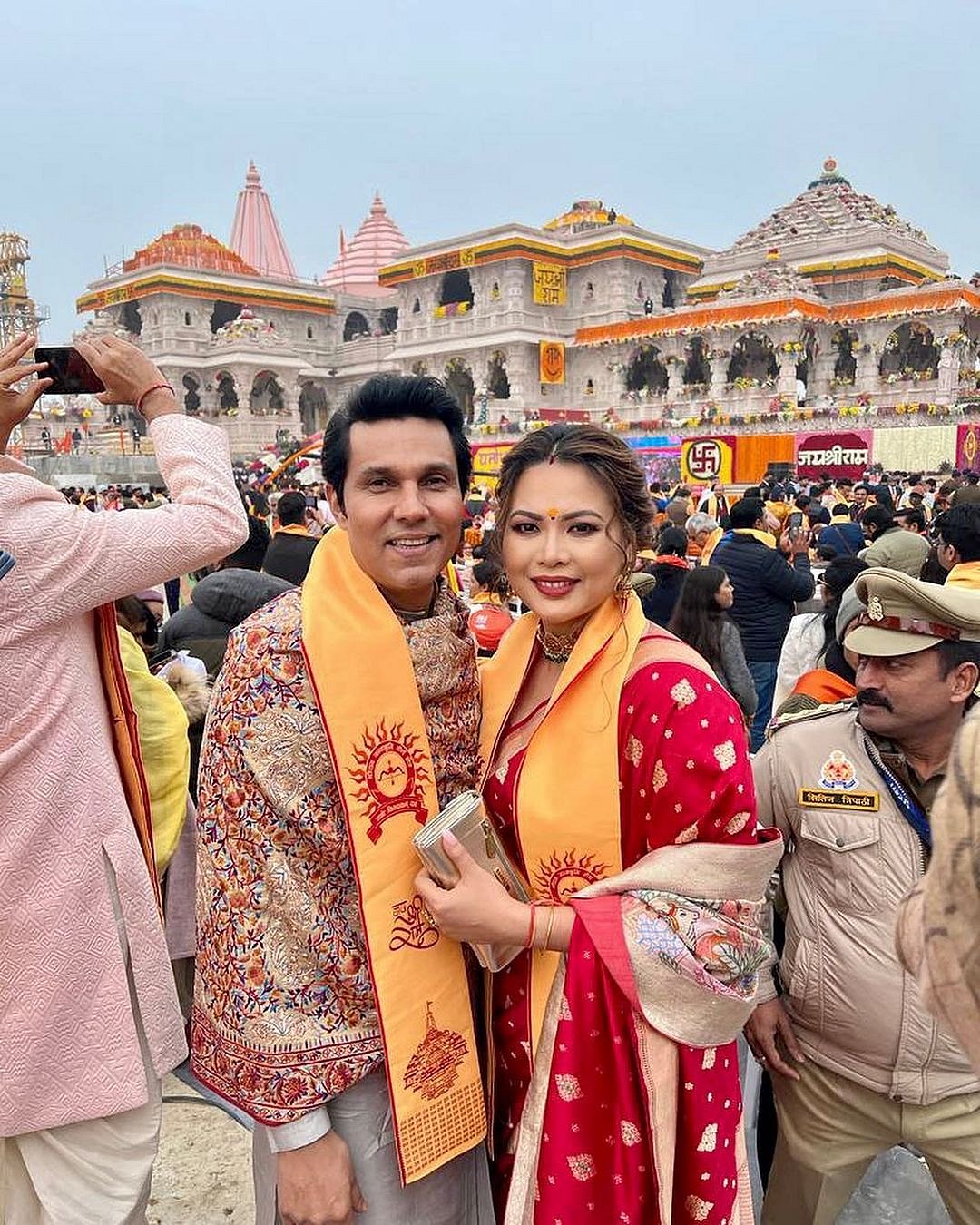 Instagram : Randeep Hooda and Lin Laishram