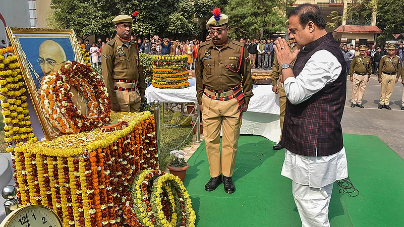 Mahatma Gandhis death anniversary