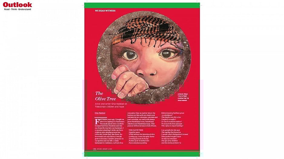 #OutlookMagazine Anniversary Issue | The Olive Tree