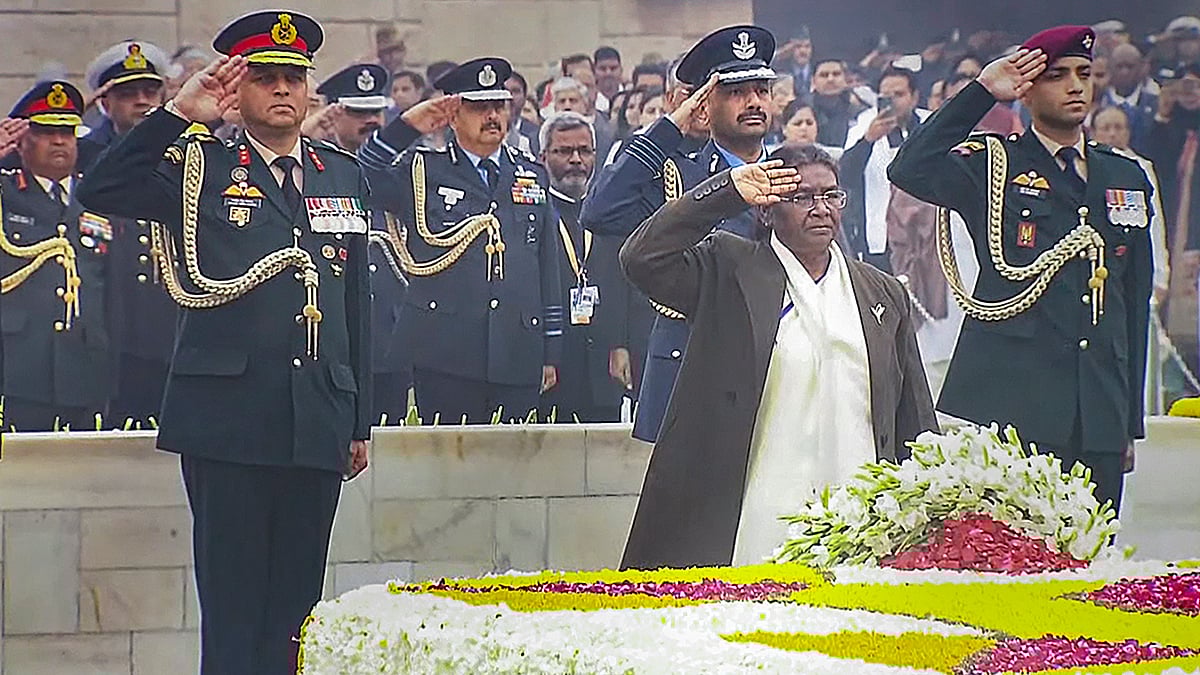 Photo: PTI : Mahatma Gandhi's death anniversary