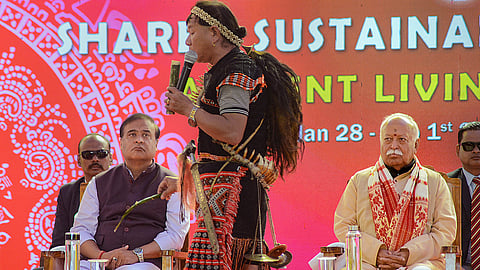 Himanta Biswa Sarma & Mohan Bhagwat