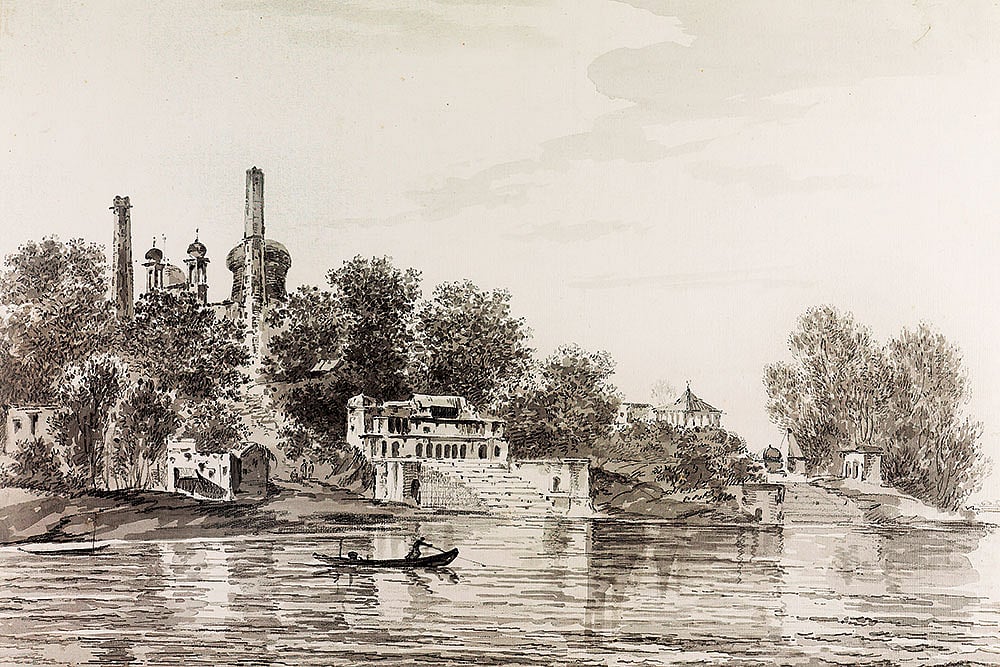 Photo: Getty Images : A Glimpse from the Past: View of a part of the city of Oudh painted by British artist William Hodges