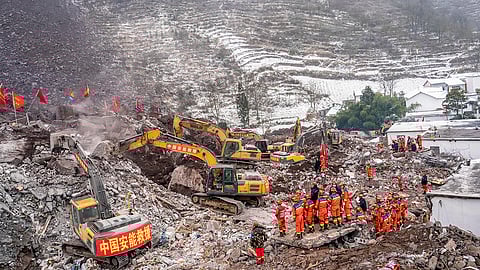 Landslide in China