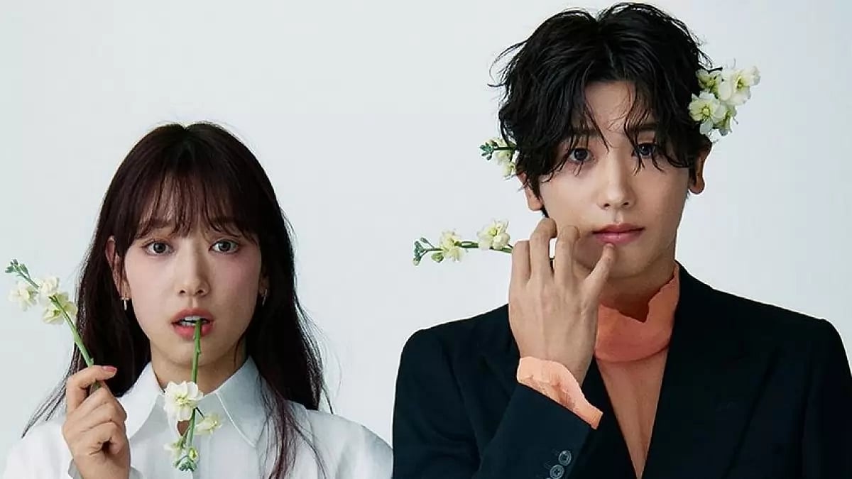 Elle : Park Hyung-sik, Park Shin-hye