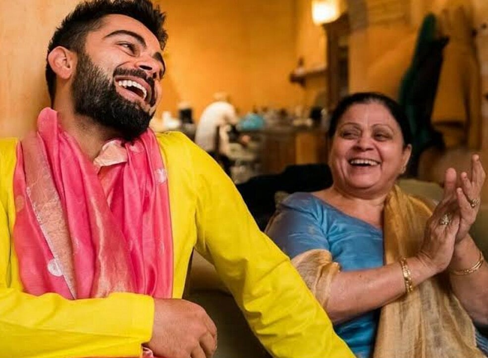 X/im_ANAS1 : Virat Kohli with his mother