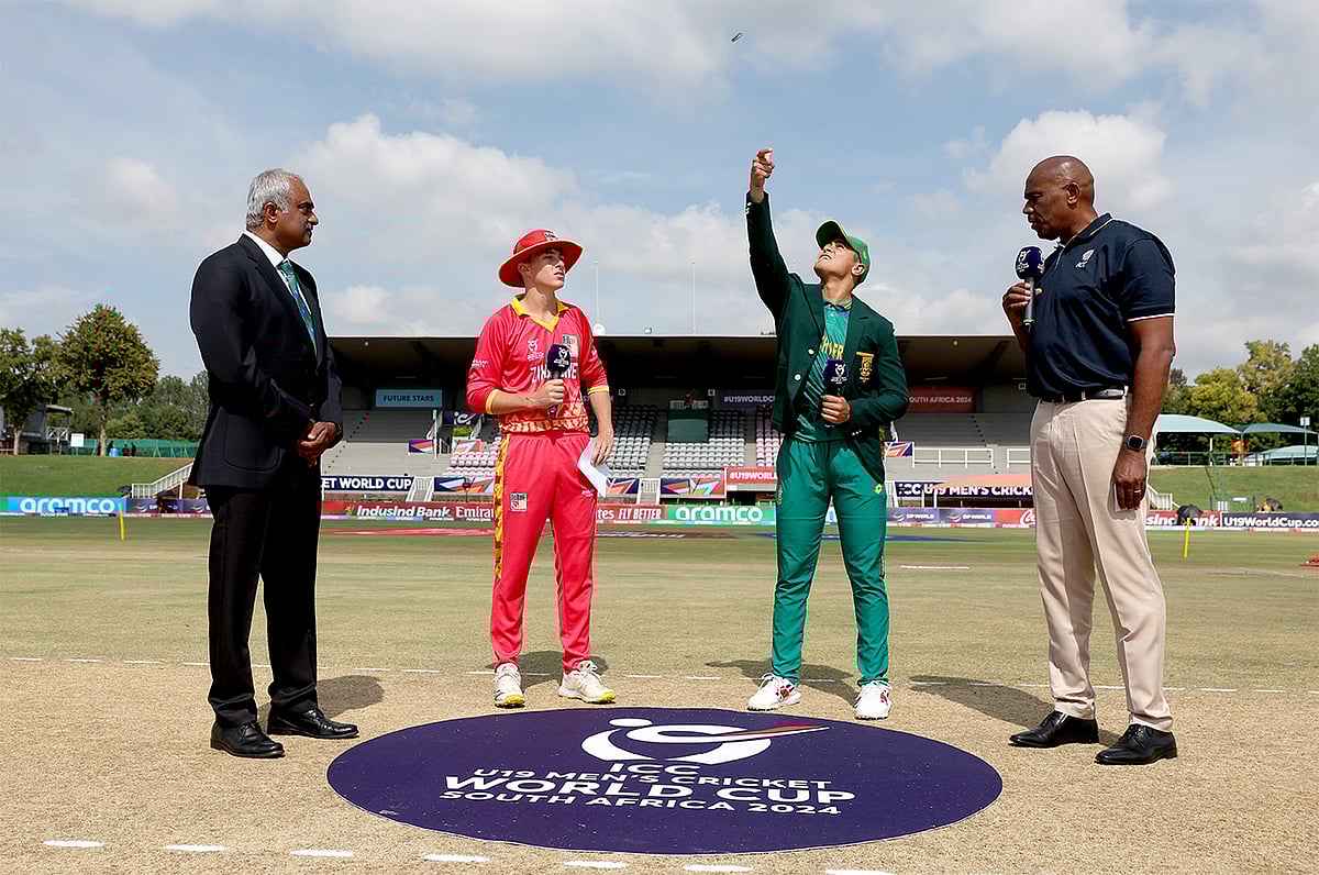 X/ZimCricketv : ZIM and RSA skippers at the toss