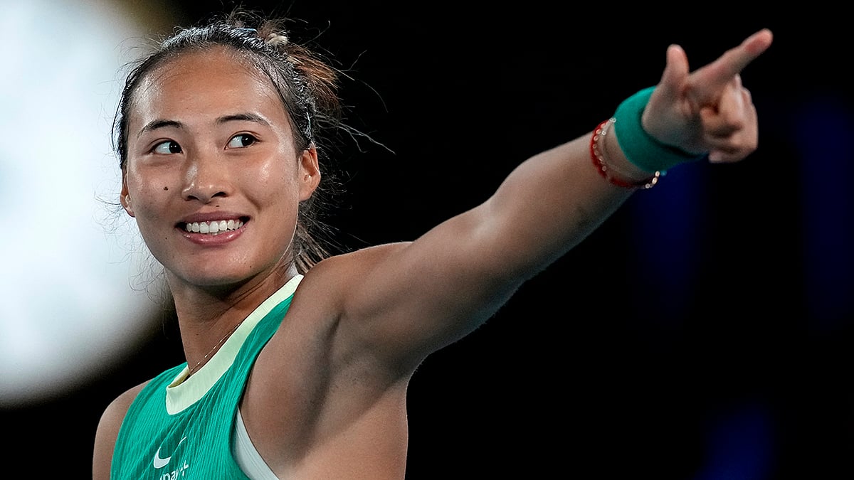 | Photo: AP/Louise Delmotte : Australian Open 2024: Qinwen Zheng vs Anna Kalinskaya 