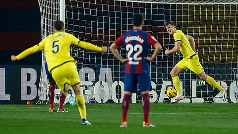 La Liga Soccer Match : Barcelona vs Villarreal