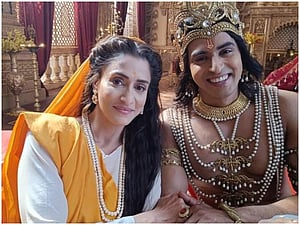 IANS : Actor Nikhilesh Rathore with Shilpa Saklani