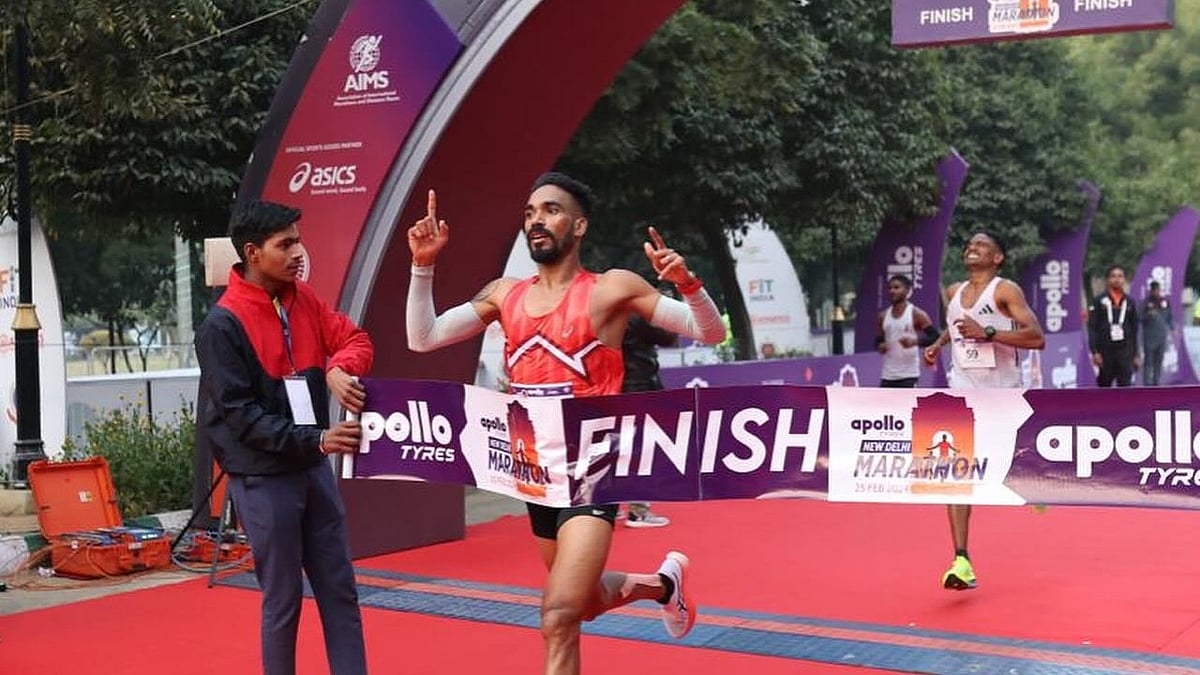 New Delhi Marathon 2024 Heartbreak For Champion Gopi Thonakal