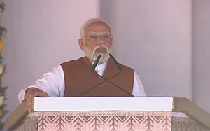 Prime Minister Narendra Modi at Varanasi