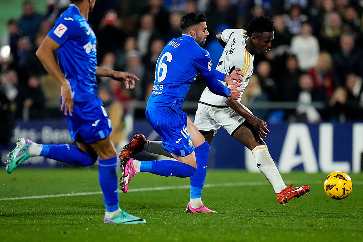 La Liga: Joselu Scores A Brace As Real Madrid Beat Getafe To Go Top Of The Standings - In Pics
