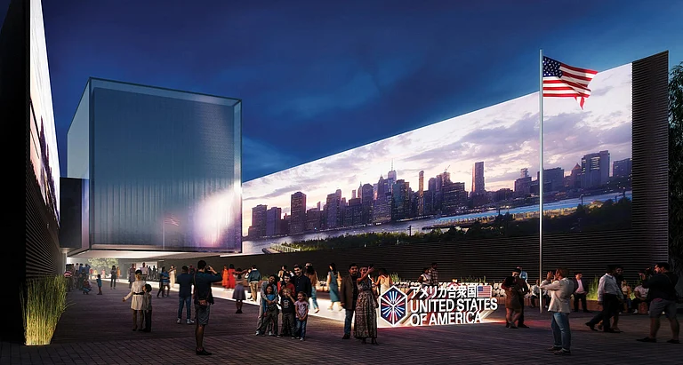 US Pavilion for World Expo 2025 Osaka. - Image: Trahan Architects