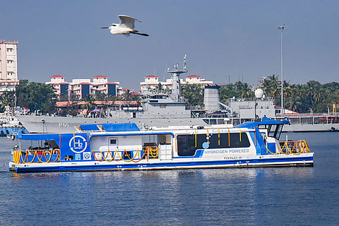 India''s first indigenous green hydrogen waterway vessel