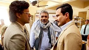 Manoj Bajpayee And Saif Ali In ‘Aarakshan’