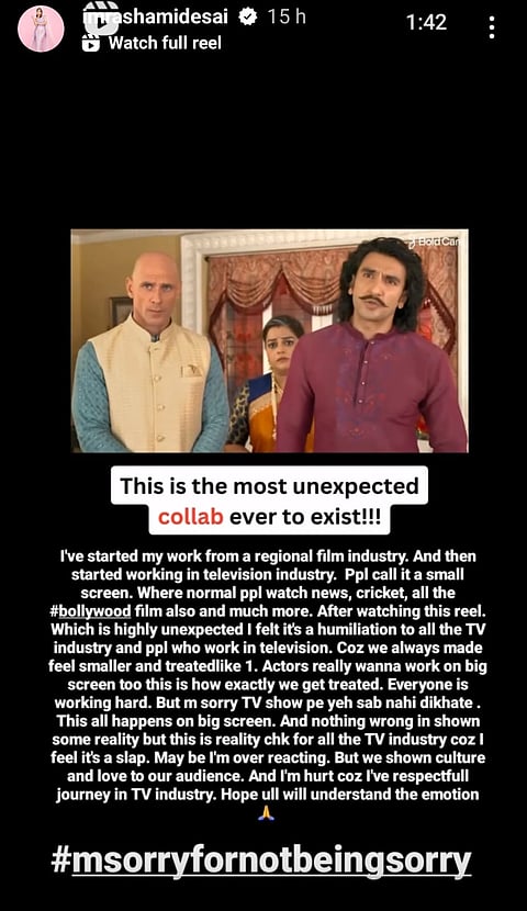 Rashami Desai slams Ranveer Singh, Johnny Sins' viral ad