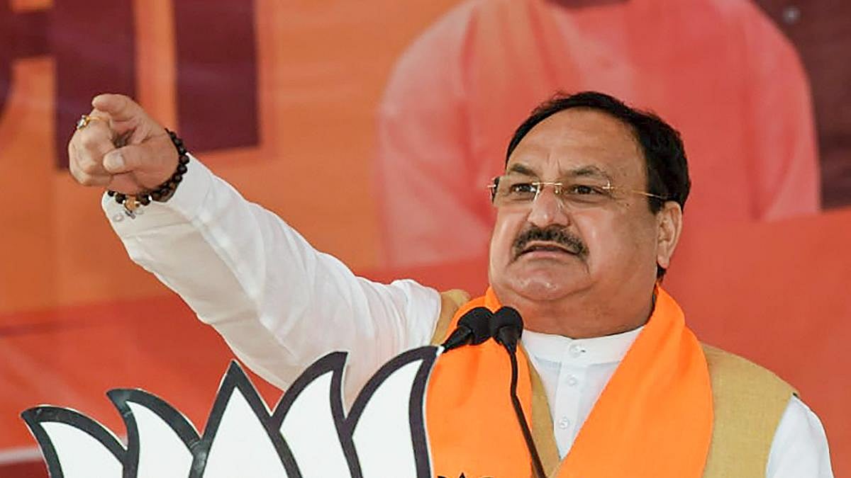 BJP president JP Nadda | - PTI