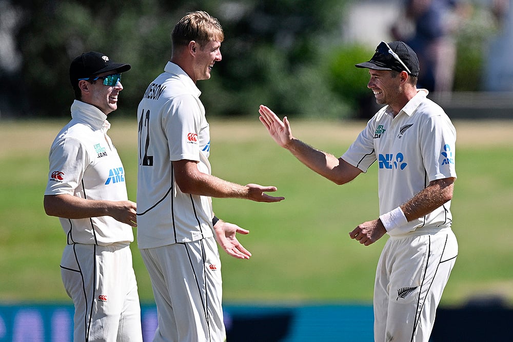 | Photo: Andrew Cornaga/Photosport via AP : New Zealand vs South Africa First Test: Day 4