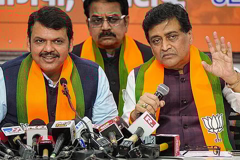 Ashok Chavan joins BJP in Mumbai