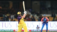 X/wplt20 : Kiran Navghire has slammed a 31-ball 57 in the Women's Premier League.