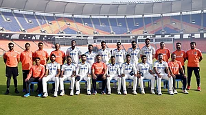 X/ @BCCI : India A Squad with support staff and coaches after winning the series against England Lions 2-0