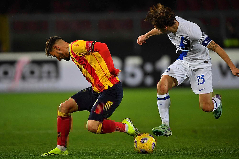 | Photo: Giovanni Evangelista/LaPresse via AP : Serie A 2023-24: Lecce and Inter Milan