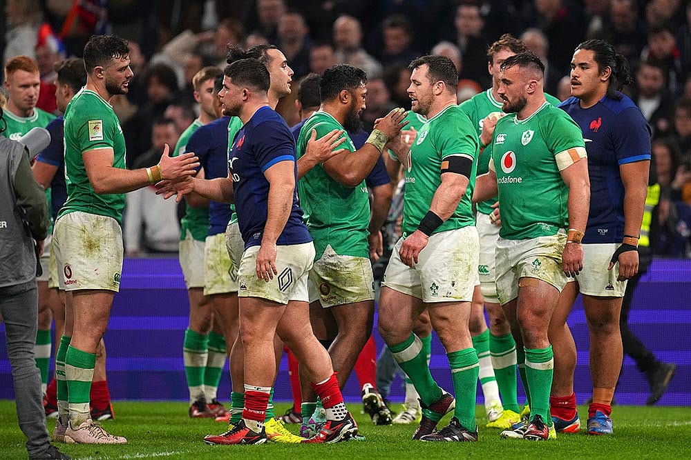 Photo: AP/Daniel Cole : France Ireland Six Nations Rugby: France vs Ireland
