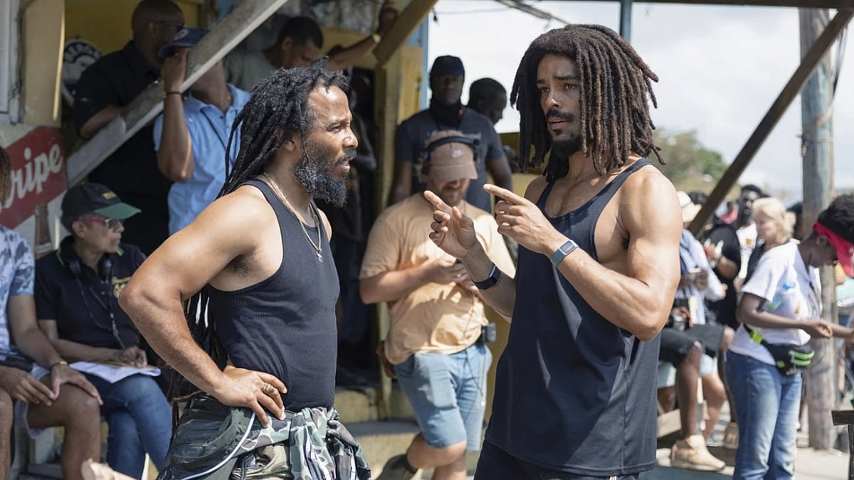 AP : On the set of "Bob Marley: One Love" 