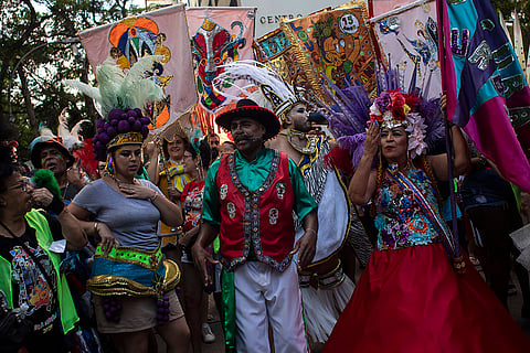 Brazil pre-Carnival parade