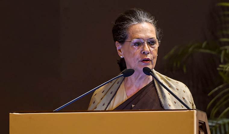 PTI : Former Congress chief Sonia Gandhi |