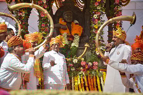 NCP (Sharadchandra Pawar) symbol launch