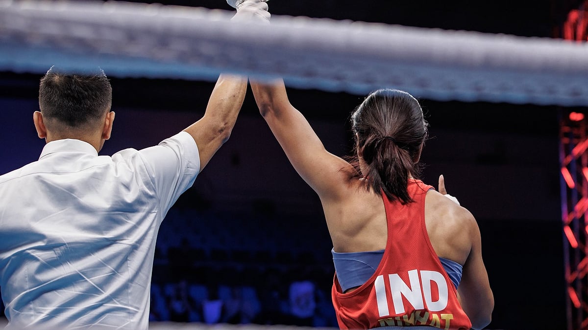 (Photo: X/@Nikhat Zareen) :  75th Strandja Memorial Tournament, 2024. 