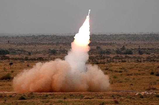 IAF Successfully Conducts Nighttime Test Of Missile Akash During Vayu Shakti-2024 In Rajasthan | Watch