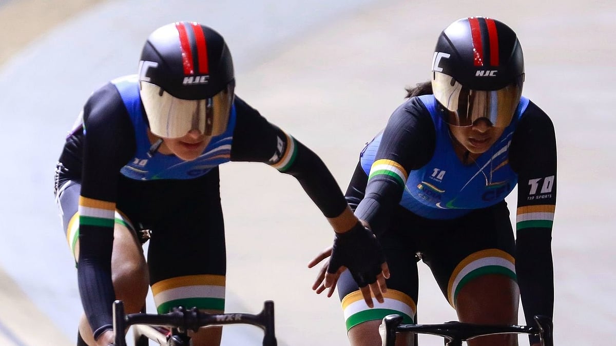 Photo: X/ @DDNewslive : India Concludes Asian Track Cycling Championships 2024 with Impressive Performance.