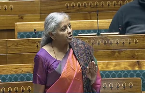 X/SansadTV : India has moved up to the fifth position from the 10th spot in the world in terms of economy, says Sitharaman