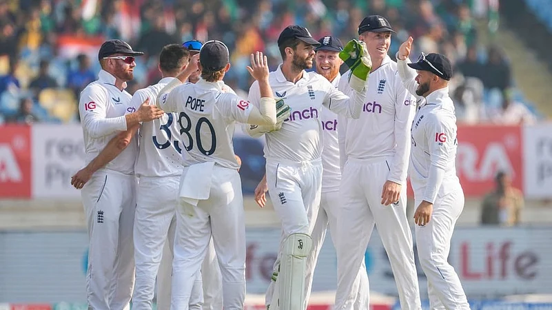 IND vs ENG, 3rd Test, Day 1: England celebrate the fall of an Indian wicket