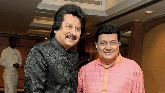 Instagram : Pankaj Udhas with Anup Jalota