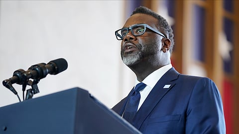 Chicago Mayor Brandon Johnson