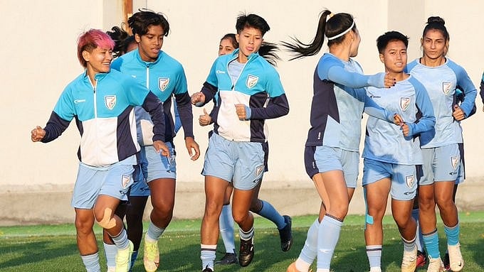(Photo: X|IndiaFootball)  : All India Football Federation announced a 23-member squad for the Turkish Women's Cup 2024. 