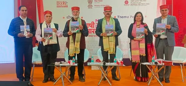 The launch of Rachna Gupta’s book ‘Shimla’ at the New Delhi World Book Fair  - null