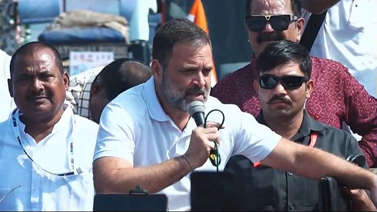 Screengrab of Video Rahul Gandhi posted on X