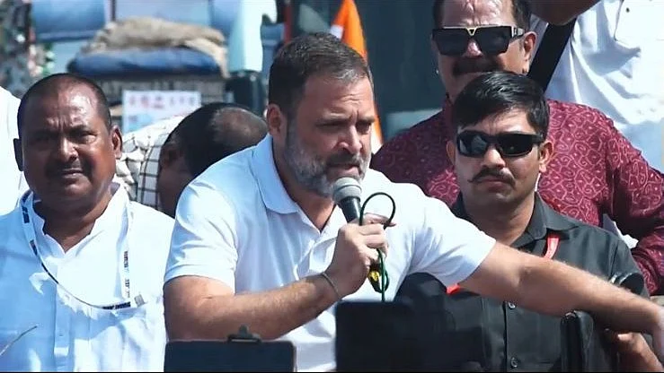 Screengrab of Video Rahul Gandhi posted on X