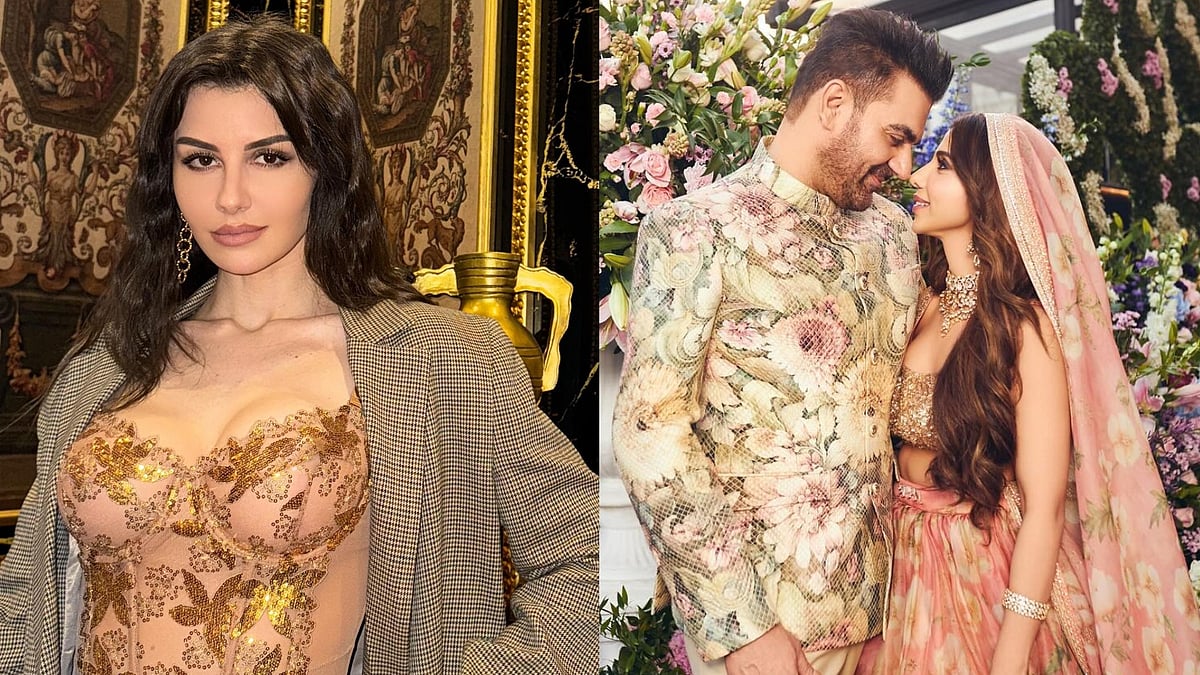 Giorgia Andriani; Arbaaz Khan With Sshura Khan